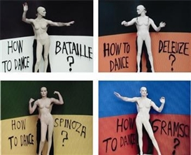 Thomas Hirschhorn, Dancing Philosophy: How to Dance Bataille; How to Dance Deleuze; How (4)