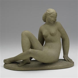 Waylande Gregory, Sculpture of nude, USA, ca. 1930s