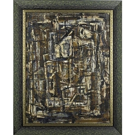 Donald Deskey, Oil on canvas painting, New York
