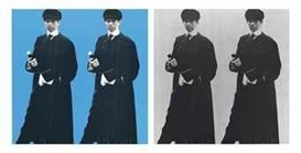 Deborah Kass, Double Double Yentl (My Elvis) (diptych)