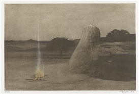 Eduard Angeli, Einsame Landschaft