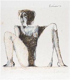Adolf Frohner, Sitzende Frau