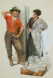 Arthur E. Becher, The Linen Salesman