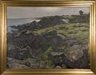 Erik William Johnsen, Sheep in rocky landscape near shoreline