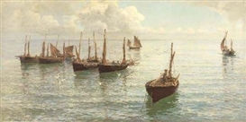 Hamilton Macallum, THE FLEET AT ANCHOR
