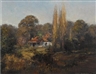 C. Dickens, 4 works: Old House, Bratton Court and Tonebridge School