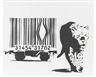 Banksy, Leopard and Barcode