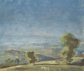 Balthus, Petit Paysage Du Morvan