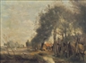 Justus Jorgensen, The Sin-le-noble Road near Douai (After Corot)