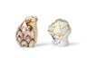 Sookyung Yee, 2 Works :Translated vase 25 (pink) ;Translated vase (blue)