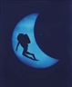 Eve Sonneman, Diver on Lunar Eclipse, 1988