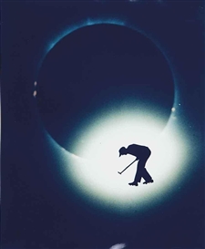 Eve Sonneman, Golf on Solar Eclipse, 1988