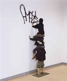 Barry McGee, Untitled (Robots AMAZE)