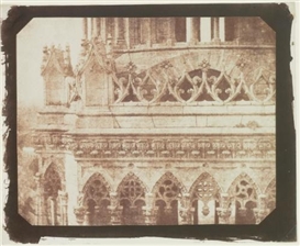 William Henry Fox Talbot, ONE OF THE TOWERS OF ORLEANS CATHEDRAL, AS SEEN FROM THE OPPOSITE TOWER 1843