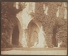 William Henry Fox Talbot, THE ANCIENT VESTRY - THE REVEREND CALVERT R. JONES IN THE CLOISTERS, LACOCK ABBEY 1845
