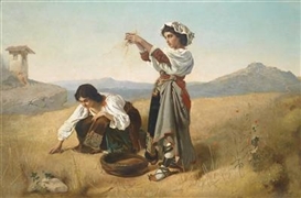 Anton Romako, After the Harvest