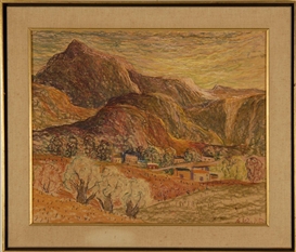 Anton Räderscheidt, Olive Tree and Vineyards