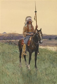 Henry Francis Farny, Southern Plains Indian warrior