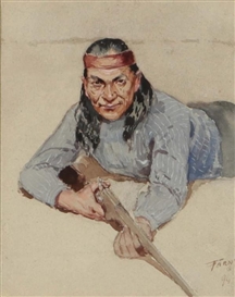 Henry Francis Farny, An Apache