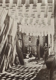 George Rodger, The Wool Suq in Tunis
