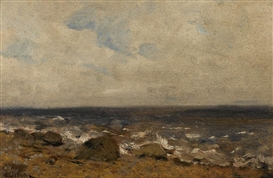 Isaac Levitan, Rocky Shore