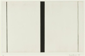 Barnett Newman, Untitled etching #1