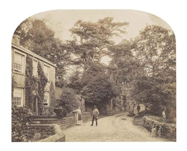 Roger Fenton, Entrance to the Woods at Bolton Abbey