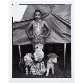 Mary Ellen Mark, Leslie, Child dog trainer, Circus D'Portugal, Mexico City