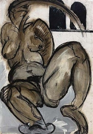 Simon Dybbroe Møller, 'Nude Study'