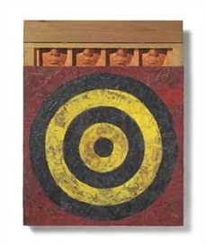 Elaine Sturtevant, Johns Target with Four Faces