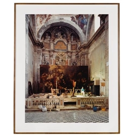 Thomas Struth, Giulia Zorzetti von Einem Bild von Francesco di Mura, Chiesa Donna Romita, Napoli