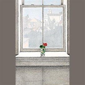 Paul Wonner, Geranium and View of Noe Valley