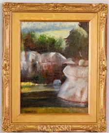 Guy Pène du Bois, City landscape