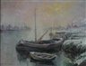 A. Feremans, BOATS ON RIVER