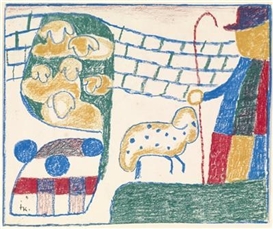 Ida Kerkovius, Sheep with shepherd