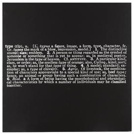 Joseph Kosuth, 'Titled (Art as Idea as Idea)' [Type]
