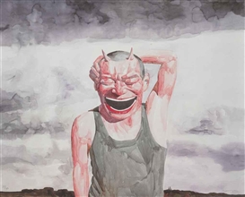 Yue Minjun, Untitled