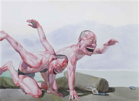 Yue Minjun, Untitled