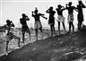 George Rodger, Napore Hornblowers CallingTribesmen Together for a Hunt