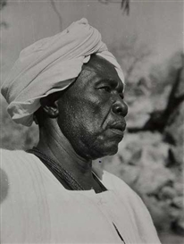 George Rodger, The Mek of the Mesakin Tiwal, Sheikh Salim Abdullah, Kordofan, Sudan