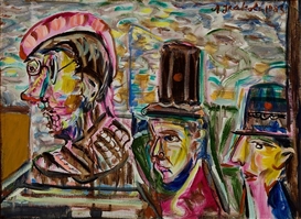 Alpo Jaakola, Professors on a Flying Visit in Chagal's Heaven