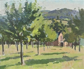 William John Leech, The Apple Orchard