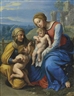 Philippe de Champaigne, The Holy Family with a Sparrow