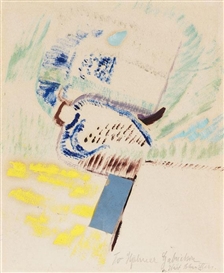 Kurt Schwitters, To Hjalmar Gabrielson [3]. Merzzeichnung