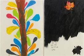Friedrich Kunath, TWO WORKS: UNTITLED (GOT TO GET YOU OUT OF MY LIFE) AND UNTITLED