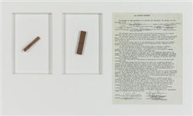 Carl Andre, 2 PART COPPER MONGO