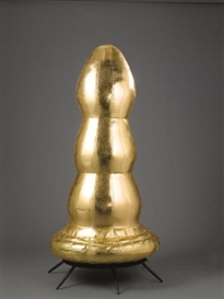 Paul McCarthy, BRANCUSI TREE (GOLD)