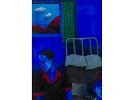 Zwelethu Mthethwa, Two Figures in a Bedroom