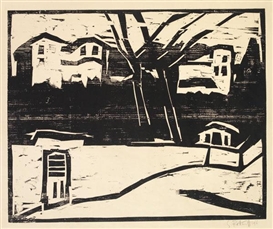 Karl Schmidt-Rottluff, Elbchaussee bei Hamburg