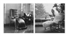 Dayanita Singh, Grandfather's Chair; Gropius Lounge Chair: set of two photographs